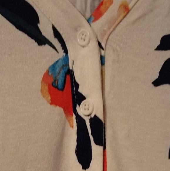 Torrid SuperSoft tiered knit floral blouse - Picture 5 of 5